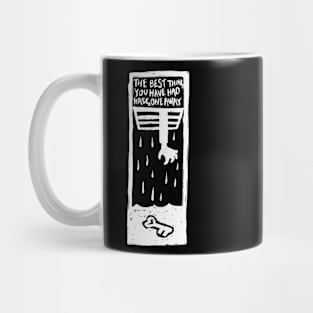 Copy of High and Dry Illustrated Lyrics Inverted Mug